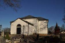 Örtomta kyrka värms idag upp med direktverkande el fördelat på elvärme under bänkar, i kor samt runt om i kyrkan.